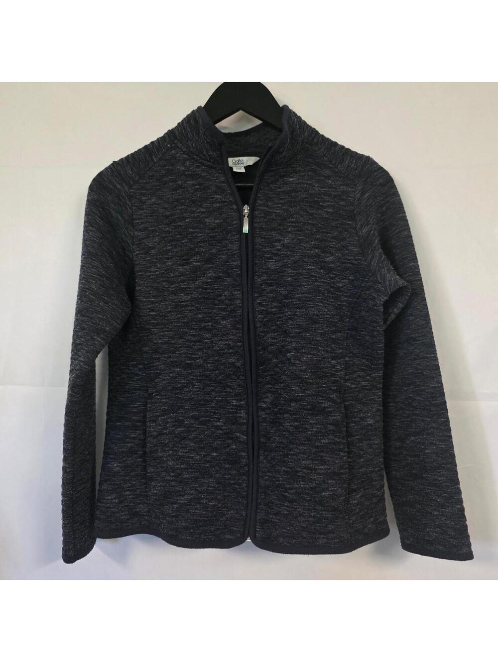 Croft & Barrow Women's Grey and Black Jacket